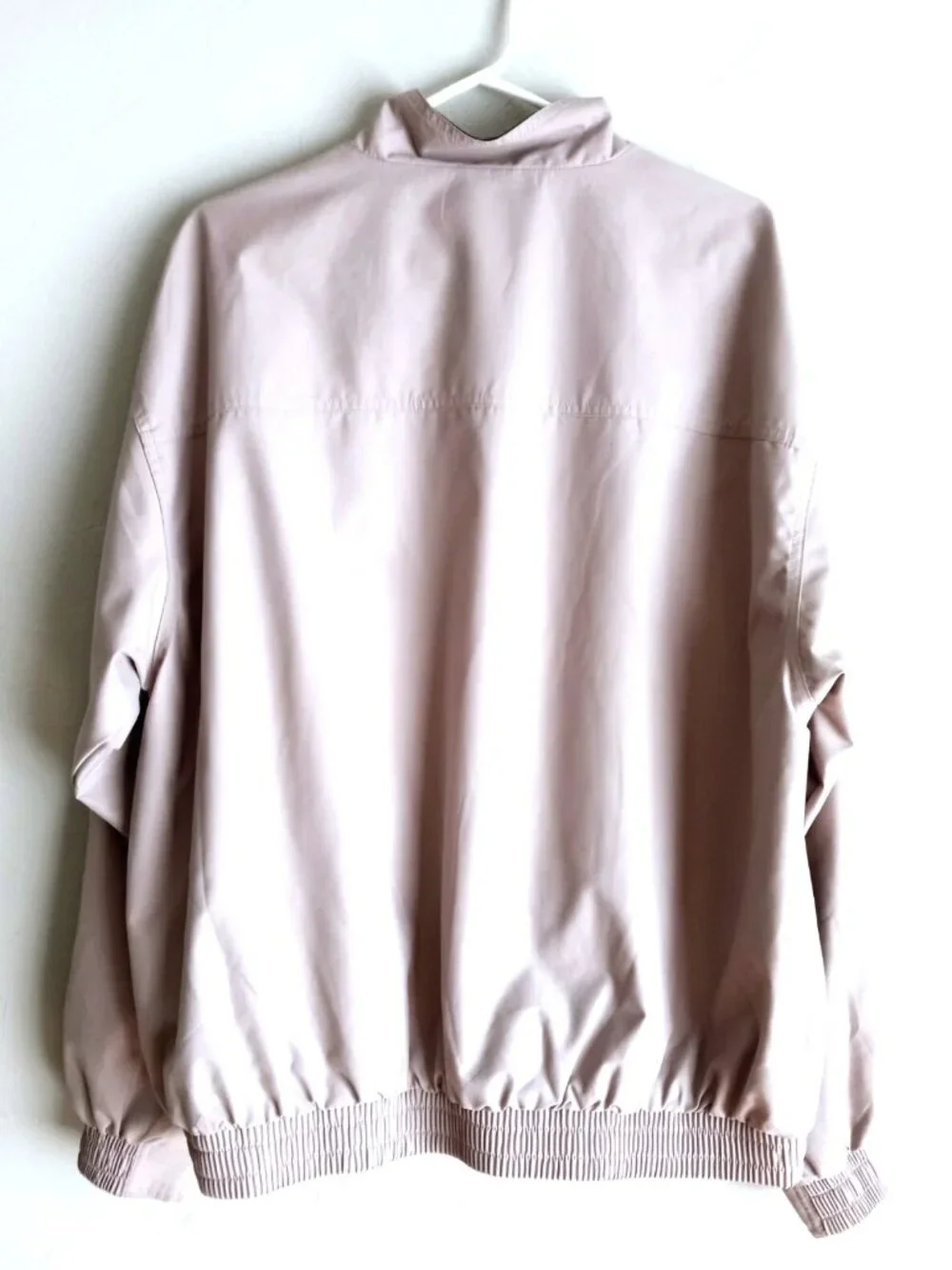 Nike Golf Windbreaker Jacket Mens Size Large Tan Nylon Lining NME920220KL4